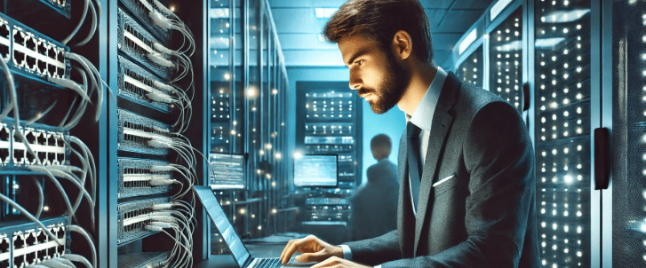 Techniker-Arbeitsplatz aus dem bisherigen Stellenangebot IT-Techniker