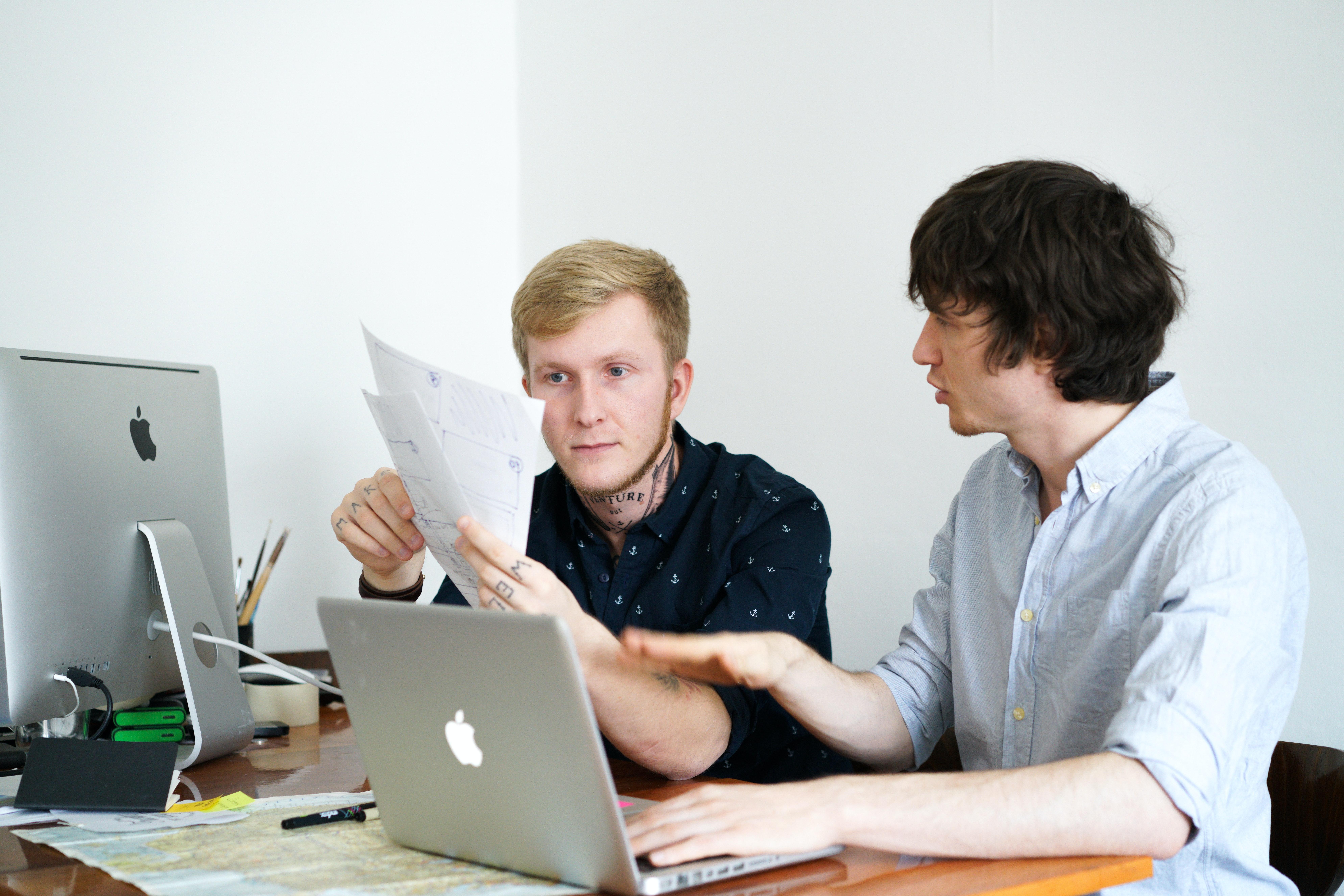 Teamarbeit in der IT-Branche